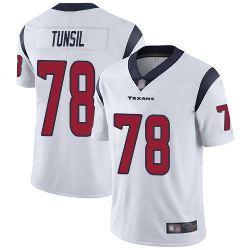 Houston Texans Limited White Men Laremy Tunsil Road Jersey NFL Football #78 Vapor Untouchable